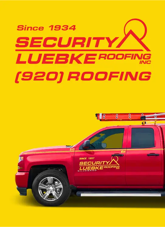 Security Luebke Roofing Truck